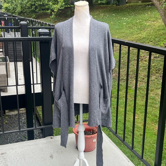 Banana Republic Cardigan Sweater Short Sleeve Belt Tunic - M/L - Picture 5 of 7